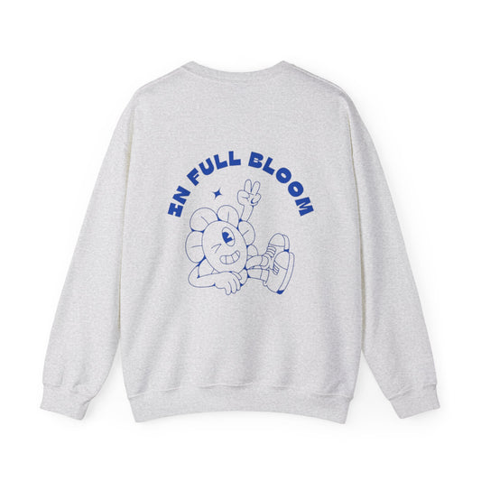 Unisex Heavy Blend Sweatshirt - In Full Bloom, Cozy Crewneck for Spring, Gift for Garden Lovers, Trendy Casual Outfit, Comfortable Layering