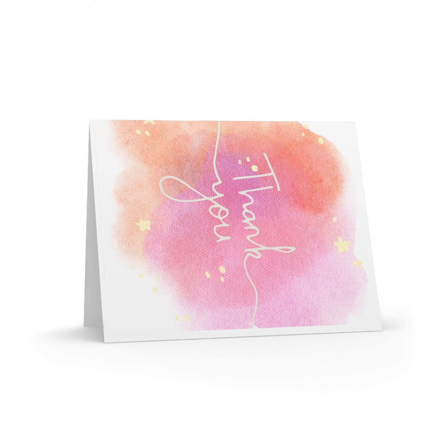 Elegant Watercolor Thank You Greeting Cards Set | 8, 16, 24 Pack | Perfect for All Occasions, Gift Notes, Invitations, Special Events