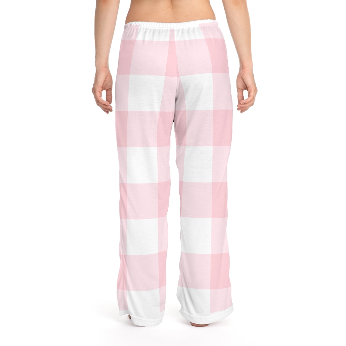 Cozy Pink Checkered Women's Pajama Pants | Relaxing Loungewear for Home, Casual Sleepwear, Great for Gifting!