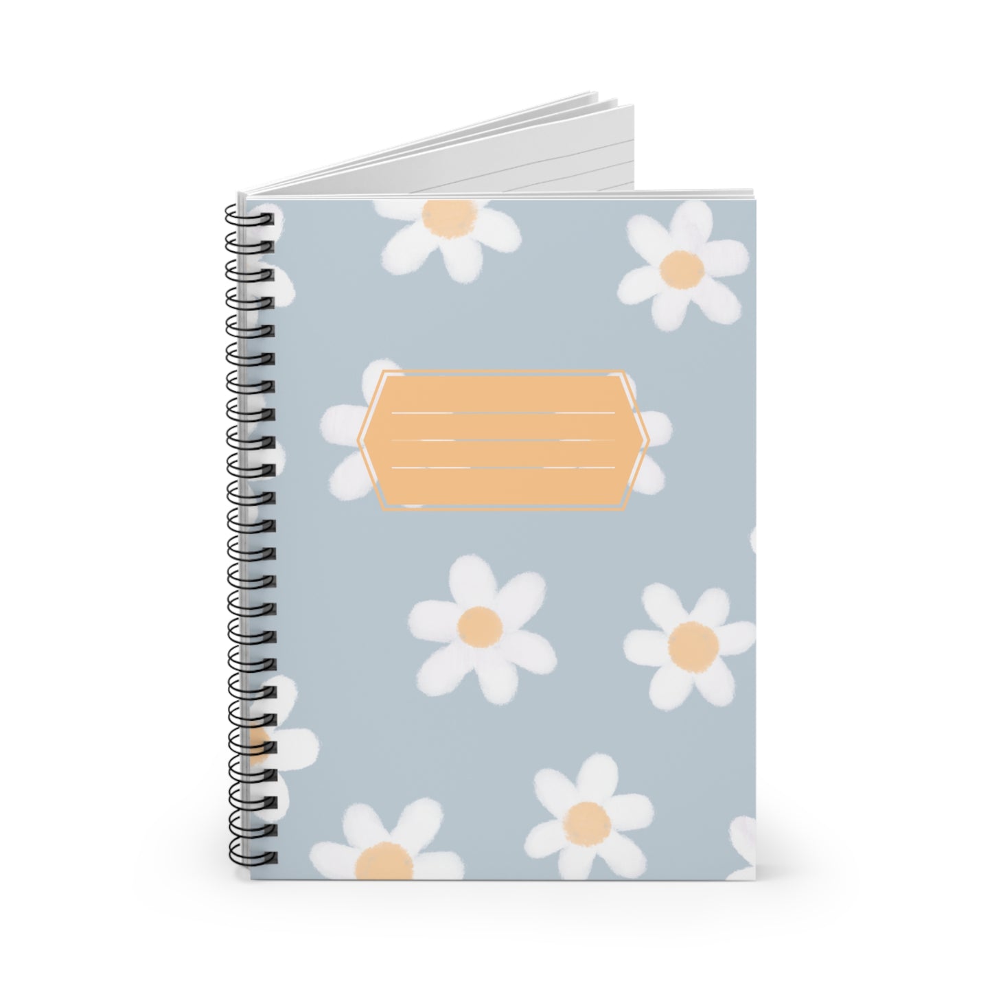Daisy Spiral Notebook - Floral Design, Perfect for Journaling, School, Gifts, Stationery, Back to School, Note-taking