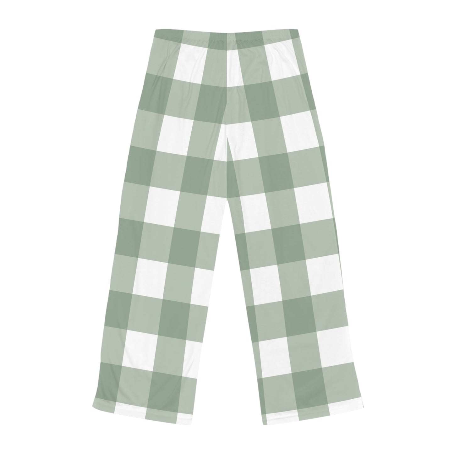 Women's Cozy Checkered Pajama Pants, AOP Trousers for Relaxation, Sleepwear, Gifts for Her, Lounge Pants, Holiday Comfort
