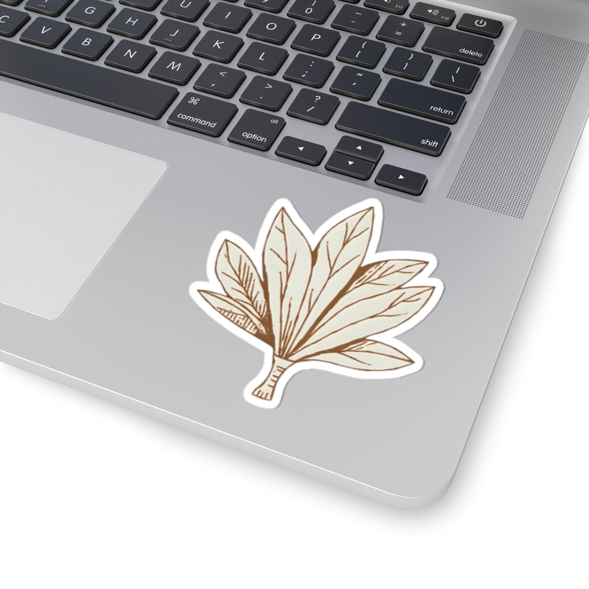 Botanical Kiss-Cut Stickers, Leaf Design Decals for Laptops, Scrapbooking, Nature Lovers, Gift for Gardeners, Eco-Friendly Planner Decor