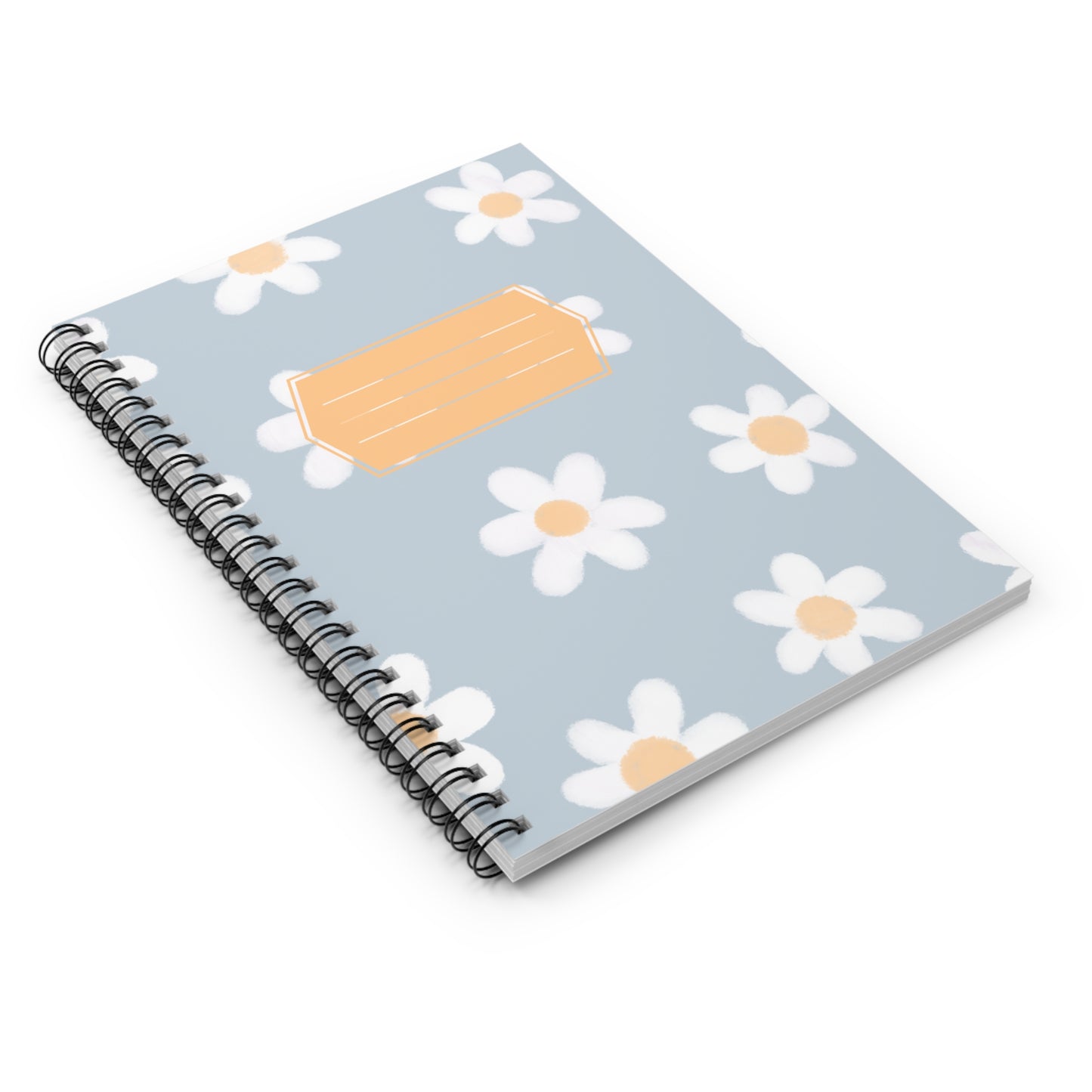 Daisy Spiral Notebook - Floral Design, Perfect for Journaling, School, Gifts, Stationery, Back to School, Note-taking