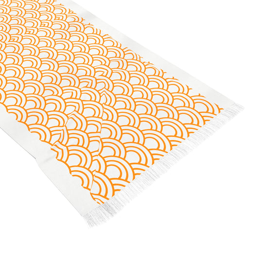 Elegant Wave Pattern Light Scarf, Trendy Fashion Accessory, Spring Summer Wear, Lightweight Shawl, Perfect Gift for Her