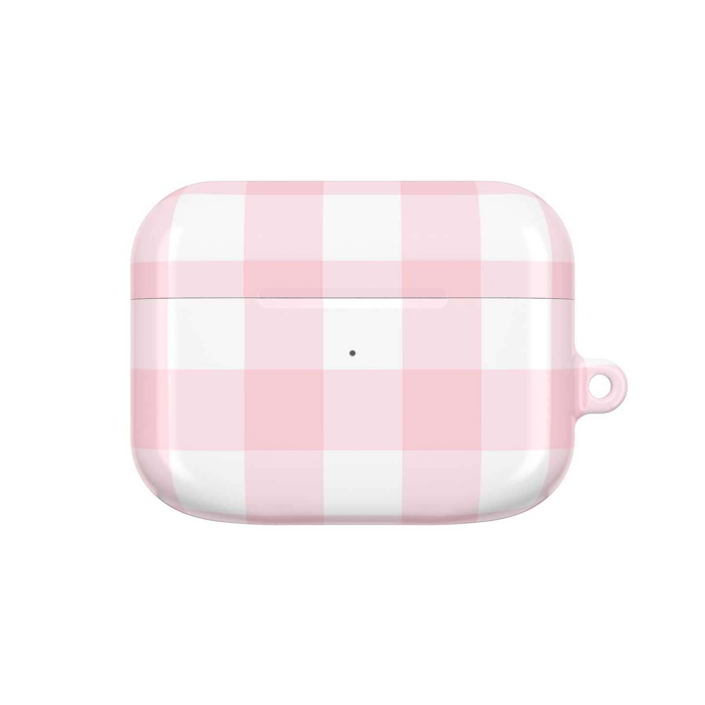 Pink Gingham AirPod Case - Cute, Stylish, Durable, Perfect Gift for Teens, Trendy Accessory, Everyday Use