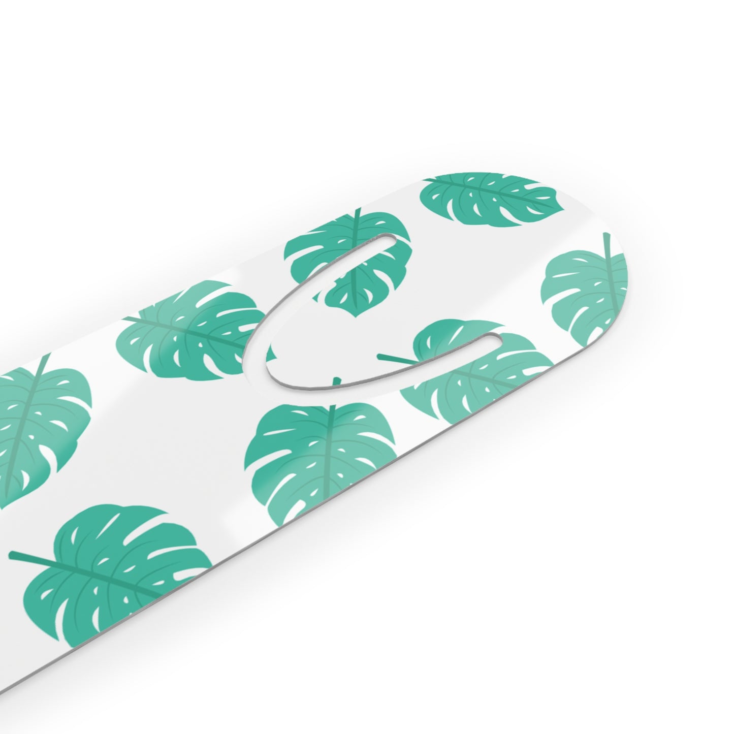 Tropical Leaf Bookmark - Elegant Metal Bookmark, Gift for Book Lovers, Reading Accessories, Tropical Decor, Nature Gift