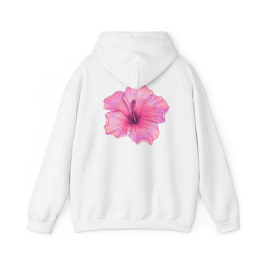 Floral Comfort Hoodie, Unisex Sweatshirt, Nature Lover Gift, Spring Fashion, Casual Wear, Beach Vibes, Gift for Her
