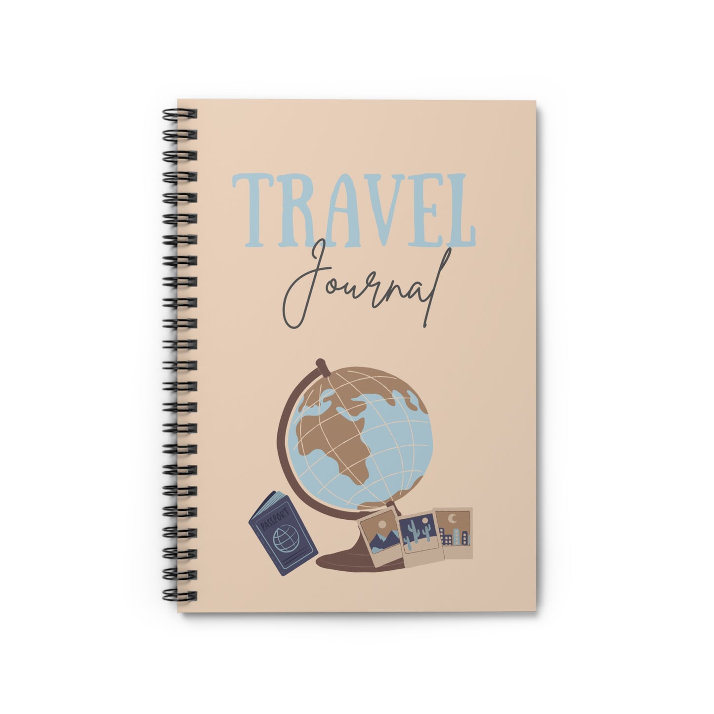 Travel Journal - Spiral Notebook for Adventurers, Travel Memories, Gift for Travelers, Travel Diary, Wanderlust Journal