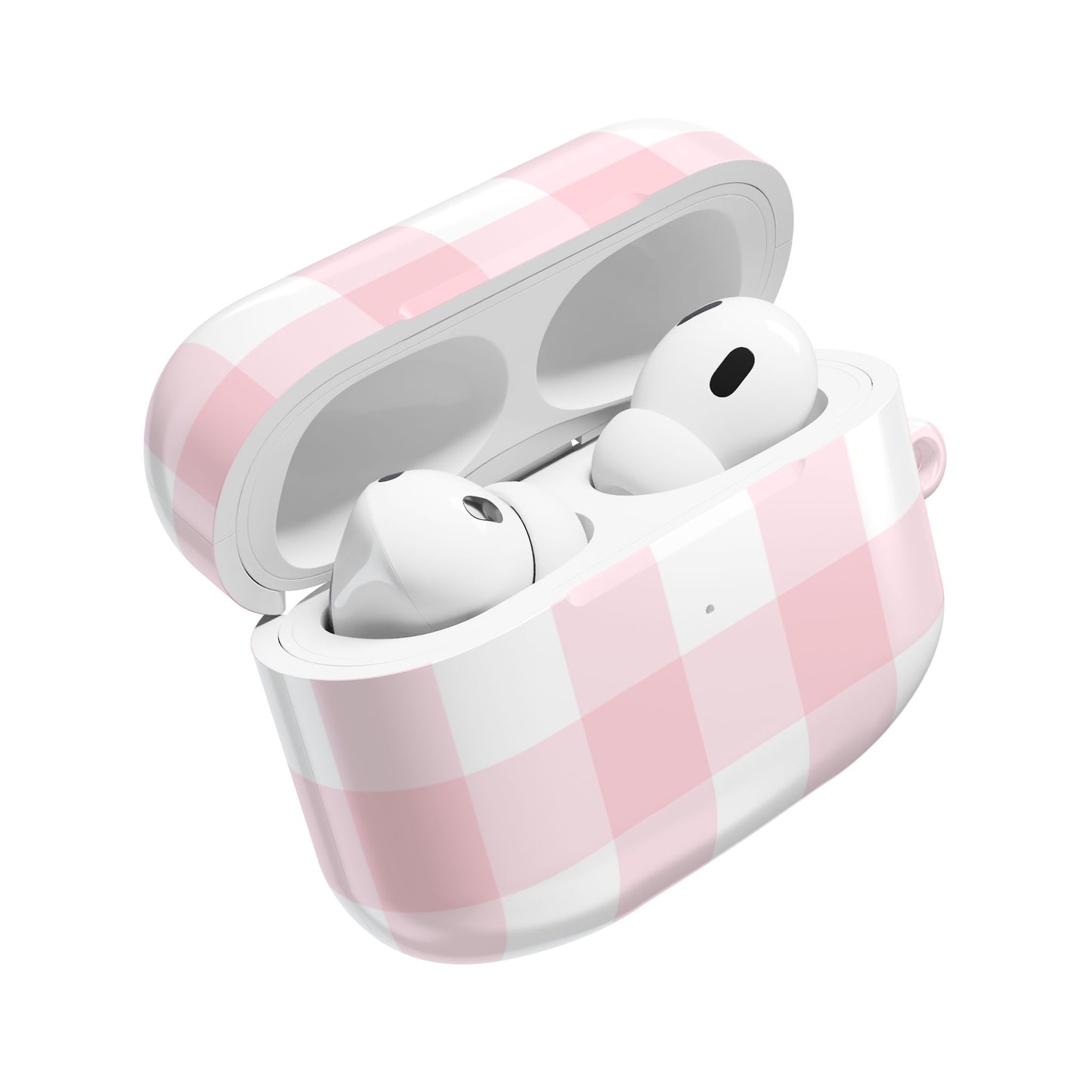 Pink Gingham AirPod Case - Cute, Stylish, Durable, Perfect Gift for Teens, Trendy Accessory, Everyday Use