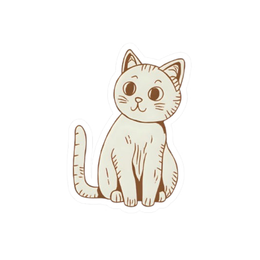 Cute Cat Kiss-Cut Stickers for Pet Lovers, Journal Decor, Laptop Stickers, Gift for Cat Owner, Fun Cat Sticker Pack