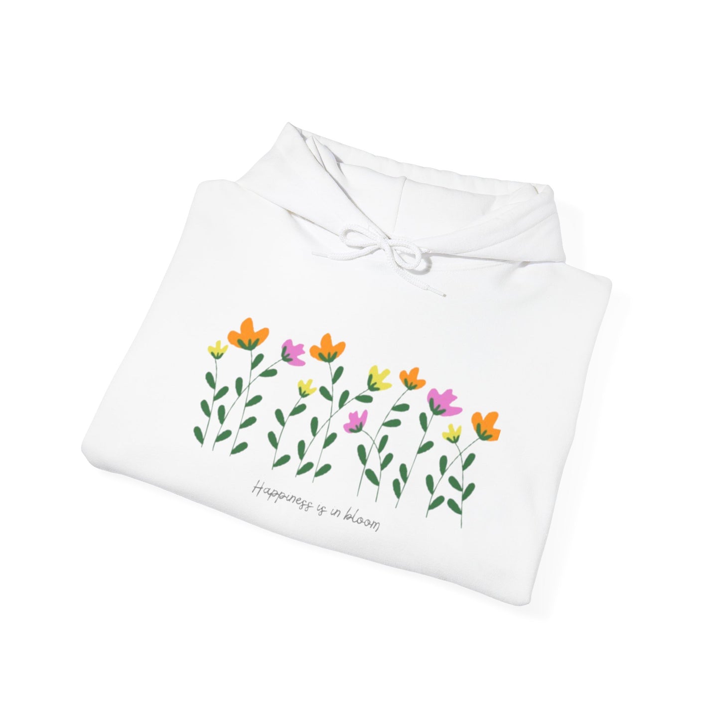 Floral Spring Hoodie, Cozy Unisex Pullover, Flower Sweatshirt, Perfect for Gift, Nature Lover Hooded Sweatshirt, Warm Spring Apparel