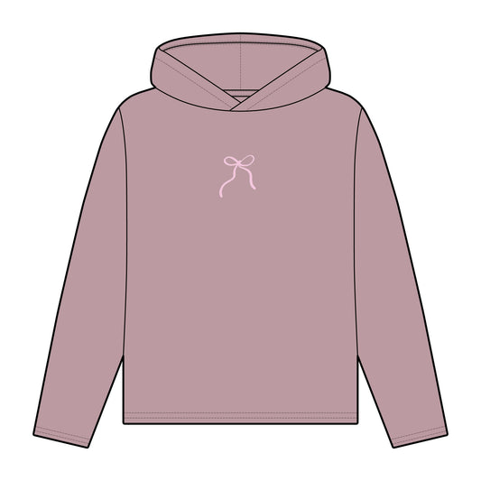 Women's Organic Relaxed Fit Hoodie with Bow Design - Cozy Sweatshirts for Women, Casual Wear, Eco-Friendly Fashion, Gift Idea, Lounge [...]